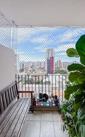 Apartamento à venda com 75m², 3 quartos e 1 vagaVaranda