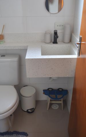 Apartamento à venda com 130m², 2 quartos e 1 vagaBanheiro Social