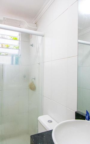 Apartamento para alugar com 52m², 1 quarto e 1 vaga Apartamento para alugar com 52m², 1 quarto e 1 vagaBanheiro