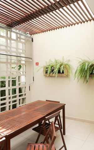 Apartamento à venda com 57m², 2 quartos e 1 vagaChurrasqueira