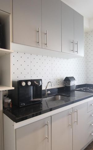 Apartamento à venda com 61m², 2 quartos e 1 vagaCozinha 