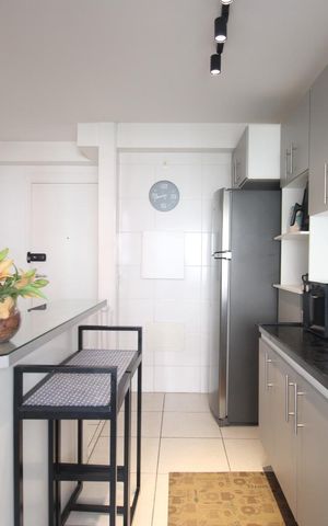Apartamento à venda com 61m², 2 quartos e 1 vagaCozinha 