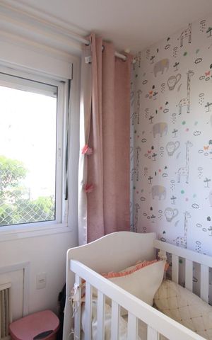 Apartamento à venda com 61m², 2 quartos e 1 vagaQuarto 