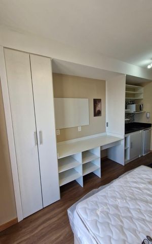 Studio à venda com 18m², 1 quarto e sem vaga