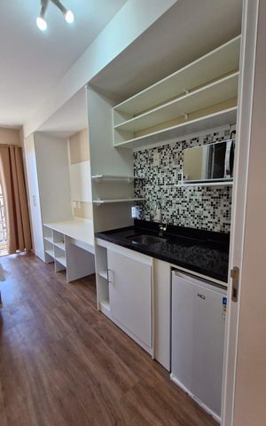 Studio à venda com 18m², 1 quarto e sem vaga