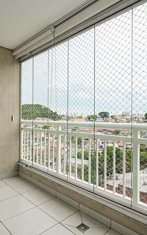Apartamento para alugar com 64m², 2 quartos e 1 vagaVaranda