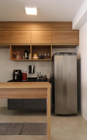 Apartamento à venda com 63m², 2 quartos e 1 vagaCozinha e Área de Serviço