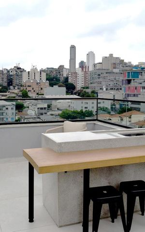 Studio para alugar com 24m², 1 quarto e sem vagaPiscina