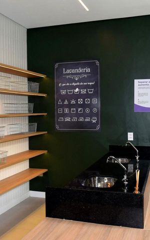 Studio para alugar com 24m², 1 quarto e sem vagaLavanderia