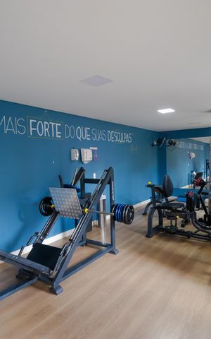 Apartamento à venda com 55m², 2 quartos e 1 vaga Apartamento à venda com 55m², 2 quartos e 1 vagaÁrea comum - Academia