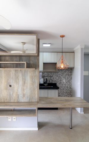 Apartamento à venda com 55m², 2 quartos e 1 vaga Apartamento à venda com 55m², 2 quartos e 1 vagaSalas