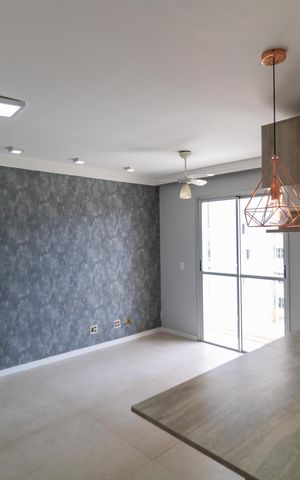 Apartamento à venda com 55m², 2 quartos e 1 vaga Apartamento à venda com 55m², 2 quartos e 1 vagaSalas