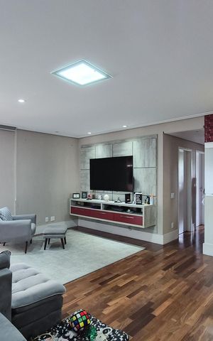 Apartamento à venda com 102m², 3 quartos e 2 vagas Apartamento à venda com 102m², 3 quartos e 2 vagasSala