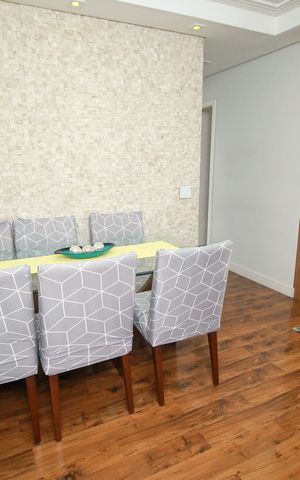 Casa à venda com 77m², 3 quartos e 2 vagasSala de Jantar