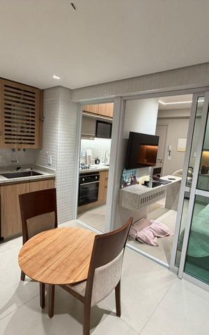 Apartamento à venda com 40m², 1 quarto e 1 vaga Apartamento à venda com 40m², 1 quarto e 1 vagaSala de jantar