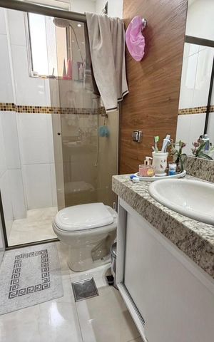 Apartamento à venda com 81m², 3 quartos e 1 vaga Apartamento à venda com 81m², 3 quartos e 1 vagaBanheiro