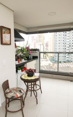 Apartamento à venda com 74m², 2 quartos e 2 vagasVaranda gourmet