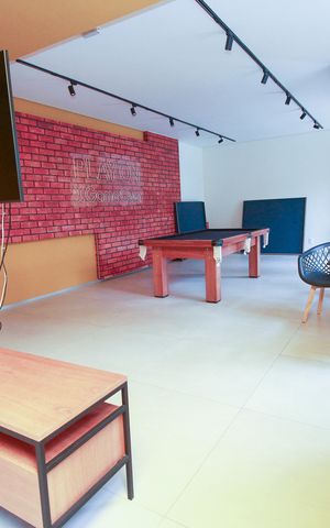 Apartamento à venda com 74m², 2 quartos e 2 vagasSalão de jogos