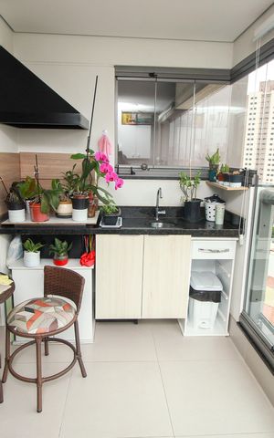 Apartamento à venda com 74m², 2 quartos e 2 vagasVaranda gourmet