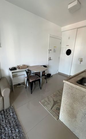Studio à venda com 32m², 1 quarto e 1 vaga