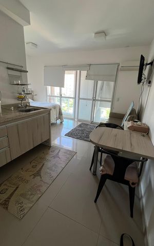 Studio à venda com 32m², 1 quarto e 1 vaga