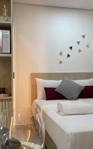 Studio à venda com 24m², 1 quarto e sem vagaQuarto