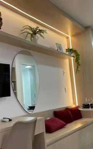 Studio à venda com 24m², 1 quarto e sem vagaSala