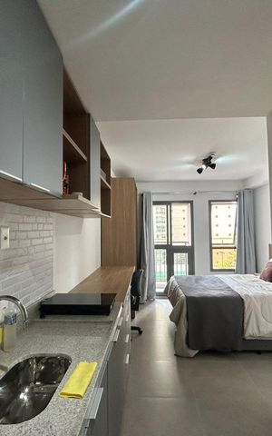 Studio à venda com 24m², 1 quarto e sem vaga Studio à venda com 24m², 1 quarto e sem vagaCozinha