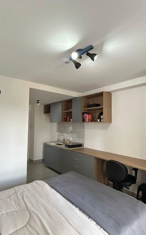 Studio à venda com 24m², 1 quarto e sem vaga Studio à venda com 24m², 1 quarto e sem vagaSala/Quarto