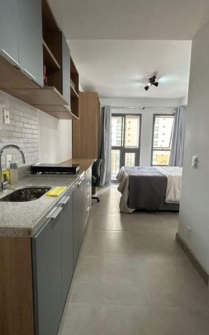 Studio à venda com 24m², 1 quarto e sem vaga Studio à venda com 24m², 1 quarto e sem vagaCozinha