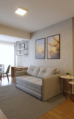 Apartamento à venda com 53m², 1 quarto e 1 vagaSala
