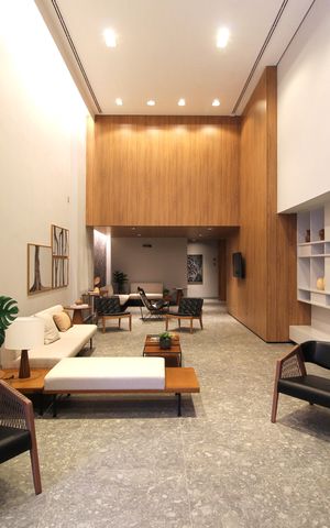Apartamento à venda com 53m², 1 quarto e 1 vagaHall Social