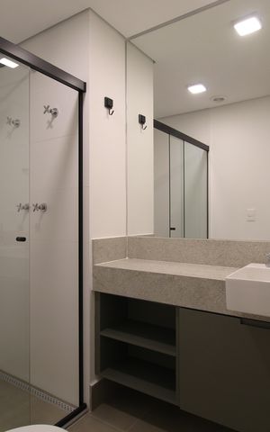Apartamento à venda com 53m², 1 quarto e 1 vagaBanheiro