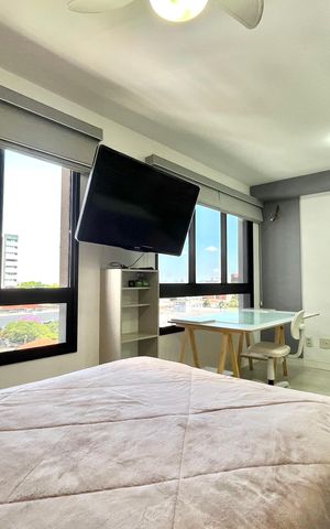 Studio à venda com 25m², 1 quarto e sem vaga Studio à venda com 25m², 1 quarto e sem vagaSala/Quarto