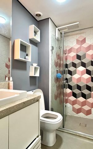 Studio à venda com 25m², 1 quarto e sem vaga Studio à venda com 25m², 1 quarto e sem vagaBanheiro