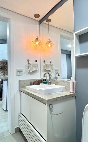 Studio à venda com 25m², 1 quarto e sem vaga Studio à venda com 25m², 1 quarto e sem vagaBanheiro