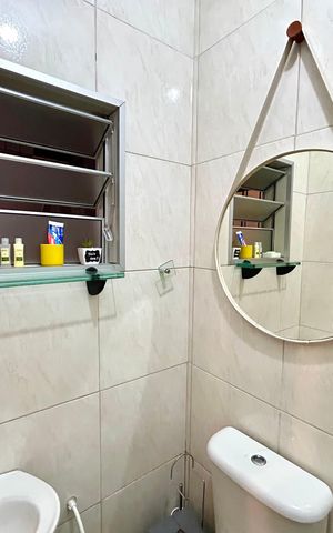 Casa para alugar com 60m², 1 quarto e 1 vaga Casa para alugar com 60m², 1 quarto e 1 vagaBanheiro