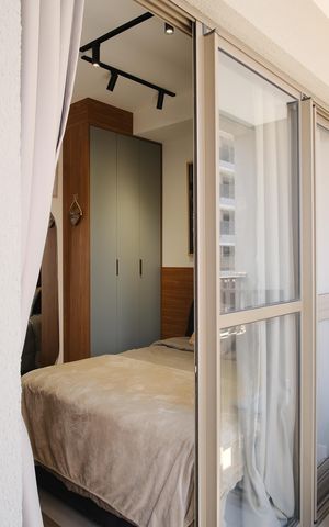 Studio para alugar com 27m², 1 quarto e sem vagaVaranda