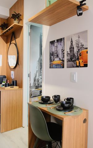 Studio para alugar com 27m², 1 quarto e sem vagaCozinha