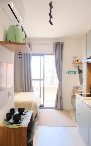 Studio para alugar com 27m², 1 quarto e sem vagaCozinha