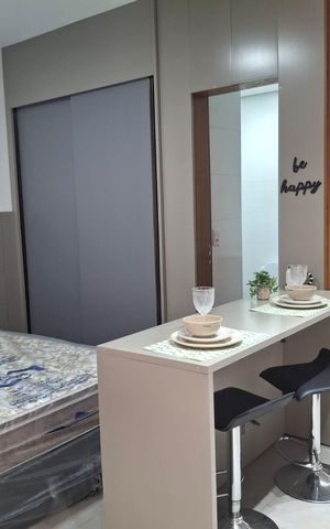 Studio para alugar com 24m², 1 quarto e sem vaga