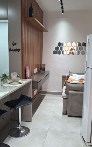 Studio para alugar com 24m², 1 quarto e sem vaga