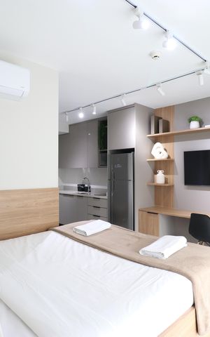 Studio para alugar com 29m², 1 quarto e sem vagaSala/Quarto