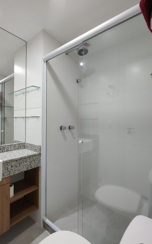 Apartamento à venda com 105m², 3 quartos e 2 vagasBanheiro da Suíte 3