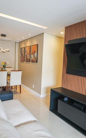 Apartamento para alugar com 89m², 3 quartos e 2 vagasSala