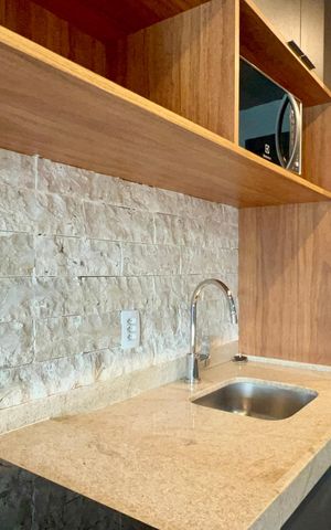 Studio para alugar com 28m², 1 quarto e sem vagaCozinha