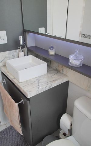 Apartamento à venda com 40m², 2 quartos e 1 vagaBanheiro Corredor