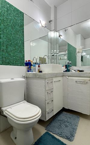 Apartamento à venda com 120m², 3 quartos e 1 vaga Apartamento à venda com 120m², 3 quartos e 1 vagaBanheiro social