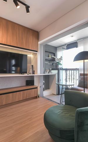 Studio à venda com 28m², 1 quarto e sem vaga Studio à venda com 28m², 1 quarto e sem vagaSala