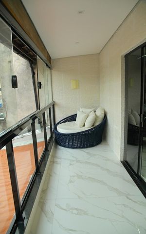 Casa à venda com 160m², 3 quartos e 2 vagasSuíte 3 - Varanda 